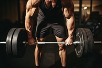 Fitness weightlifting deadlift sports. 