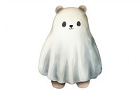 Bear wearing ghost custume animal cartoon mammal. AI generated Image by rawpixel.