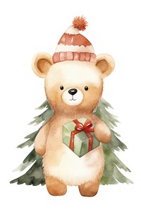 Teddy bear costum christmas cartoon mammal animal. 