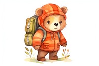 Travel backpack cartoon cute. AI generated Image by rawpixel.