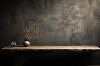 Empty table decoration blackboard furniture. AI generated Image by rawpixel.
