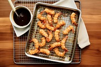 Fried shimps, food recipe photo. AI generated image by rawpixel.