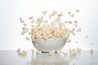 Pop corn popcorn white food. AI generated Image by rawpixel.