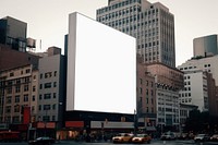 Billboard building architecture city. AI generated Image by rawpixel.