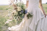 Flower bouquet wedding bride fashion. 