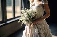 Flower bouquet wedding bride fashion. 