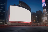 Billboard advertisement architecture building. 