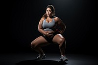 Fitness sports adult black. AI generated Image by rawpixel.
