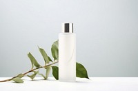 Cosmetic bottle cosmetics perfume leaf. AI generated Image by rawpixel.