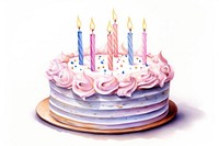 Cake celebration birthday dessert cream food. AI generated Image by rawpixel.