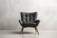 Minimal black armchair furniture architecture comfortable. AI generated Image by rawpixel.