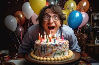Happy Birthday fun birthday glasses. AI generated Image by rawpixel.