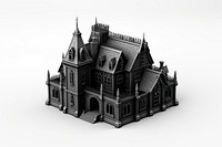 Gothic architecture building black. AI generated Image by rawpixel.