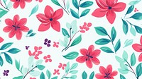 Pattern flower wallpaper plant. 