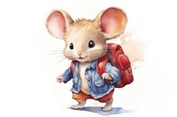 Animal mammal mouse baby. AI generated Image by rawpixel.