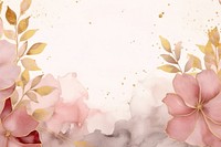 Flower watercolor background  abstract pattern. 