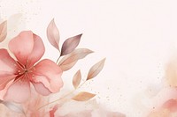 Flower watercolor background  abstract pattern. 