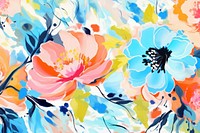 Abstract floral pattern painting  abstract. 