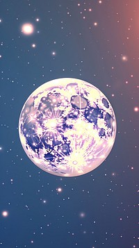 Moon astronomy universe outdoors. AI generated Image by rawpixel.