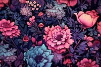 Floral liberty pattern backgrounds wallpaper flower. AI generated Image by rawpixel.
