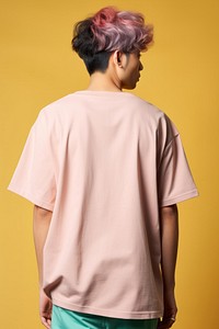 Colorful t-shirt sleeve adult man. AI generated Image by rawpixel.