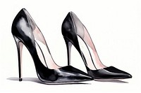 Black high heels footwear fashion shoe. AI generated Image by rawpixel.