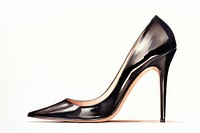 Black high heels footwear fashion shoe. AI generated Image by rawpixel.