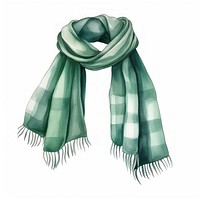 Scarf fashion white background outerwear. AI generated Image by rawpixel.
