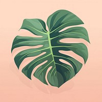 A monstera leafs plant xanthosoma pattern. AI generated Image by rawpixel.