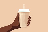 Hand holding takeaway coffee drink cup refreshment. AI generated Image by rawpixel.