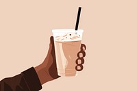 Hand holding coffee drink refreshment disposable. AI generated Image by rawpixel.
