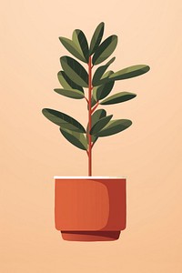ZZ plant leaf pot houseplant. AI generated Image by rawpixel.