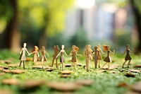 Figurine plant representation togetherness. AI generated Image by rawpixel.