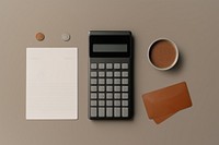 Calculator paper text mathematics. AI generated Image by rawpixel.