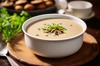 Table plate soup food. AI generated Image by rawpixel.