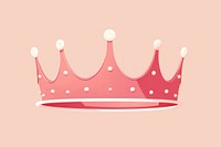 Pink crown tiara accessories chandelier. AI generated Image by rawpixel.