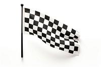 Black white race checkered flag white background patriotism striped. AI generated Image by rawpixel.