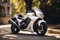 Motorcycle vehicle wheel white. AI generated Image by rawpixel.