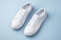 White shoes mockup footwear shoelace clothing. AI generated Image by rawpixel.