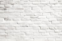 Brick wall white architecture backgrounds. AI generated Image by rawpixel.