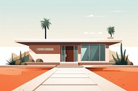 Modern home architecture building outdoors. AI generated Image by rawpixel.