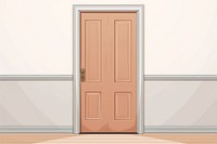 Wood door entrance wall home. AI generated Image by rawpixel.