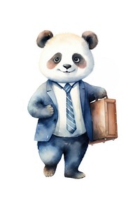 Business panda mammal animal bear. 