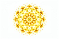 Yellow kaleidoscope backgrounds pattern white background. AI generated Image by rawpixel.