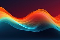 Wave pattern nature illuminated. AI generated Image by rawpixel.