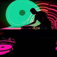 DJ at nightclub. AI generated Image by rawpixel.