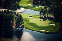 Golf course. AI generated Image by rawpixel.