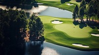 Golf course. AI generated Image by rawpixel.