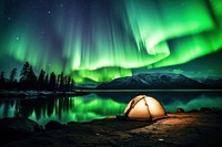 Camping outdoors nature night. AI generated Image by rawpixel.