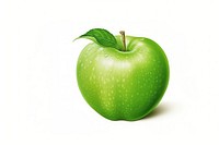 Green apple fruit plant food. 